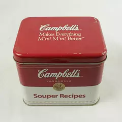 Vintage Campbell's Souper Recipes Tin Kitchen Decor