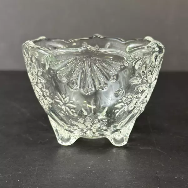Mikasa Crystal Snowflake 3" Votive Candle Holder Germany SA 960/610