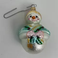 1998 Christopher Radko 4 Inch Jolly Wrap Jr Glass Christmas Ornament