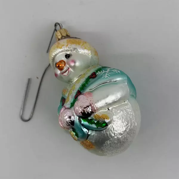 1998 Christopher Radko 4 Inch Jolly Wrap Jr Glass Christmas Ornament