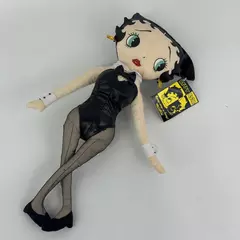 2002 Kelly Toy 17" Bunny Betty Boop Toy Plushie Doll Black Outfit