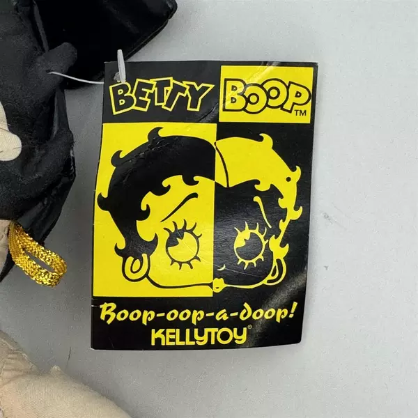 2002 Kelly Toy 17" Bunny Betty Boop Toy Plushie Doll Black Outfit
