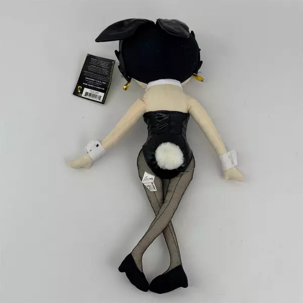2002 Kelly Toy 17" Bunny Betty Boop Toy Plushie Doll Black Outfit