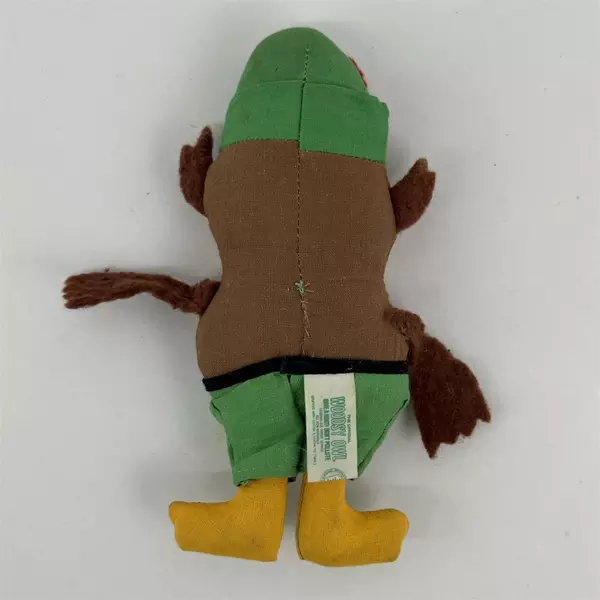 U.S. Forest Service 1970's Knickerbocker Woodsy Owl  Stuffed Plush Toy 7"