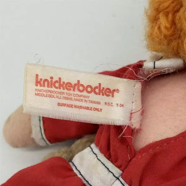 Vintage Knickerbocker Plush 9" Original Orphan Annie w/ Sandy Soft Rag Doll 1977