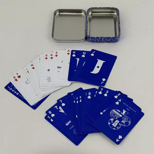 Wild + Wolf College Survival Illustrated Playing Cards W/ Collectible Tin