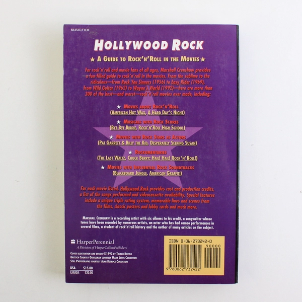 Hollywood Rock A Guide to Rock'n'Roll in the Movies Marshall Crenshaw 1st Ed PB