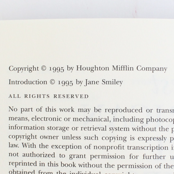 The Best American Short Stories 1995 Edited by Jane Smiley 1995 Paperback