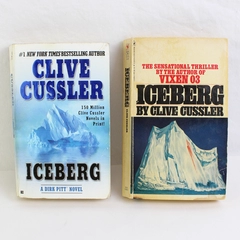 Lot of 2 Clive Cussler Iceberg Novels 1979 and 2004 Editions Dirk Pitt Series 