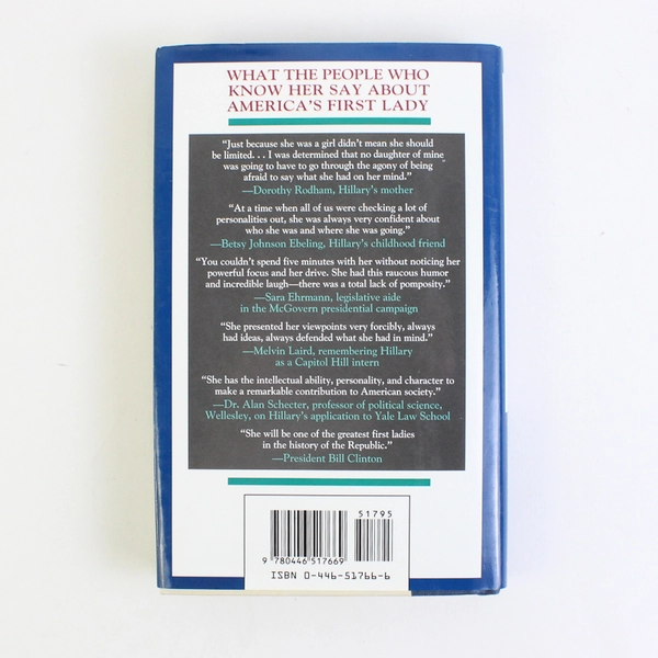 Hillary Rodham Clinton A First Lady for Our Time Donnie Radcliffe 1993 HC DJ
