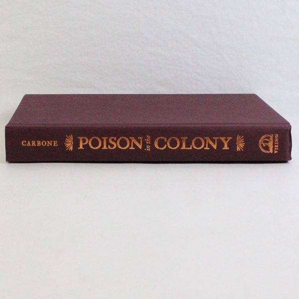 Poison in the Colony by Elisa Carbone 2019 Hardcover No DJ