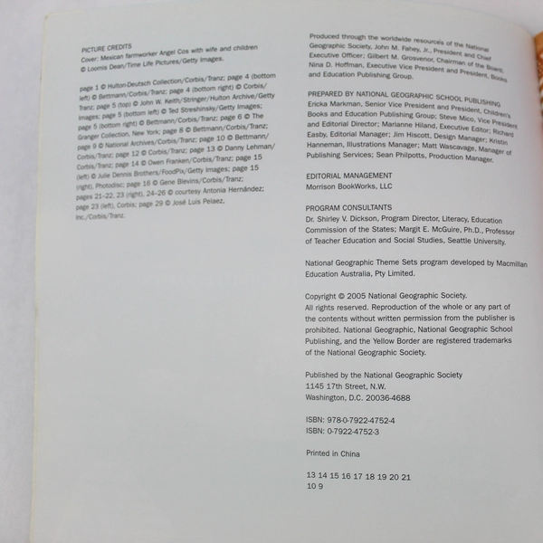 Mexican Immigration by Murray Pile Paperback National Geographic 2005