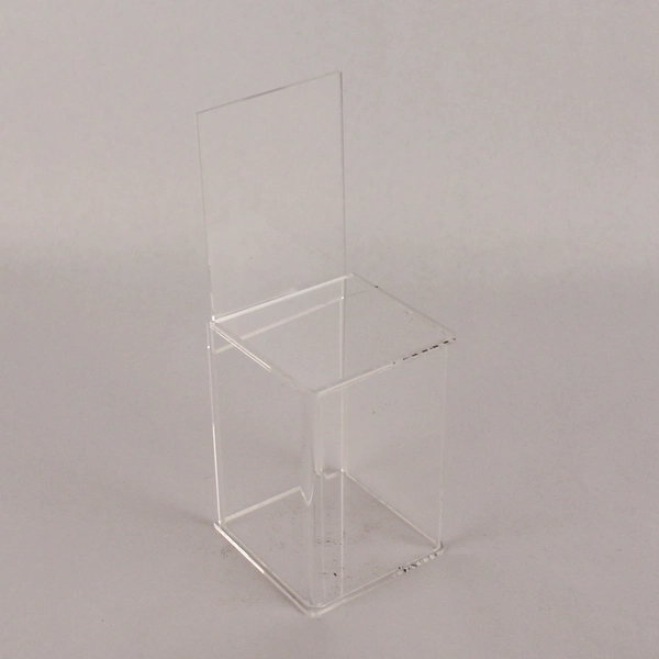 Clear Plastic Display Case Box for Collectibles Retail Storage 5"x3"x3.25"