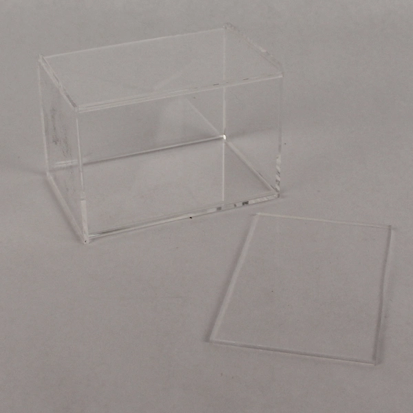 Clear Plastic Display Case Box for Collectibles Retail Storage 5"x3"x3.25"