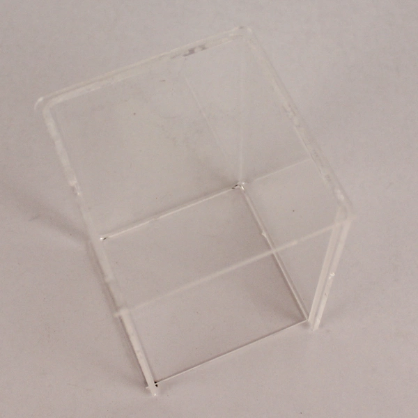 Clear Plastic Display Case Box for Collectibles Retail Storage 5"x3"x3.25"