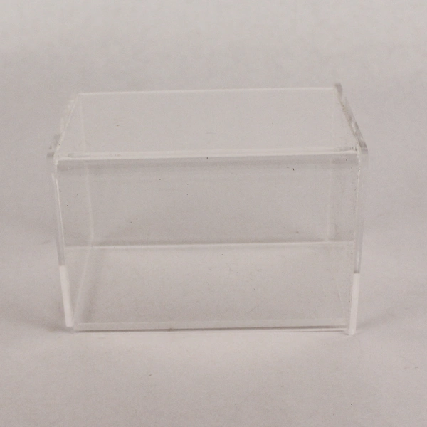 Clear Plastic Display Case Box for Collectibles Retail Storage 5"x3"x3.25"