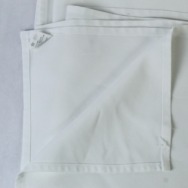 Visa By Milliken Tablecloth White Rectangle 87 x 176 Dacron Polyester Wedding