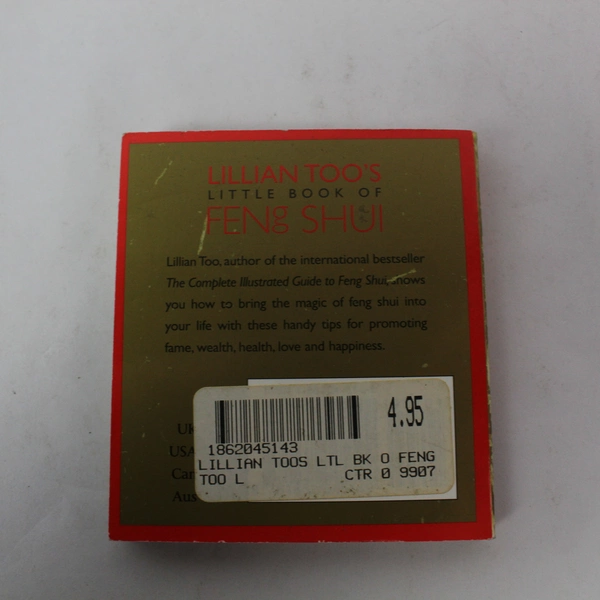 Lillian Too's Little Book of Feng Shui 1998 Element Books Paperback Pre-owned
