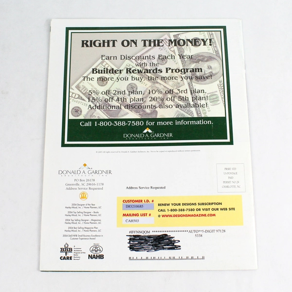 Donald A. Gardner Designs New American Family Home Magazine Vol 34 2005