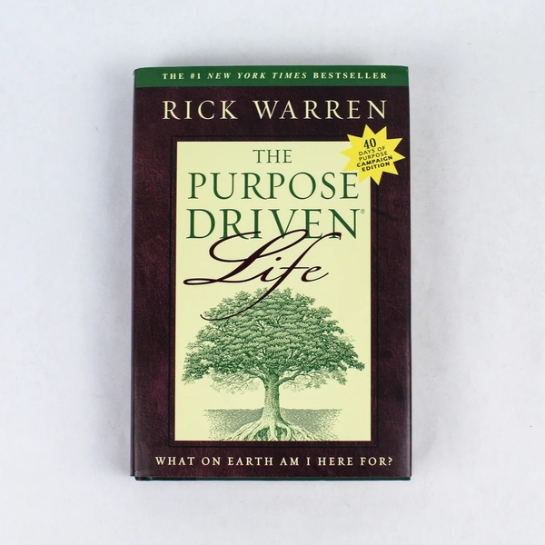 The Purpose Driven Life by Rick Warren 2002 Hardcover Dust Jacket Zondervan