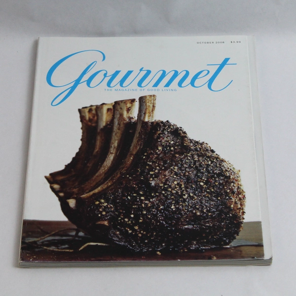 Gourmet Magazine The Magazine of Good Living October 2008 Vol 68 Issue 10