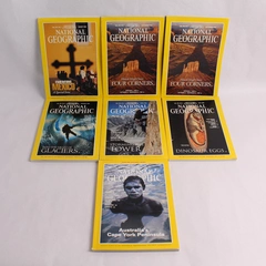 Lot of 7 Vintage 1996 National Geographic Issues Feb April May June Aug & 2 Sept