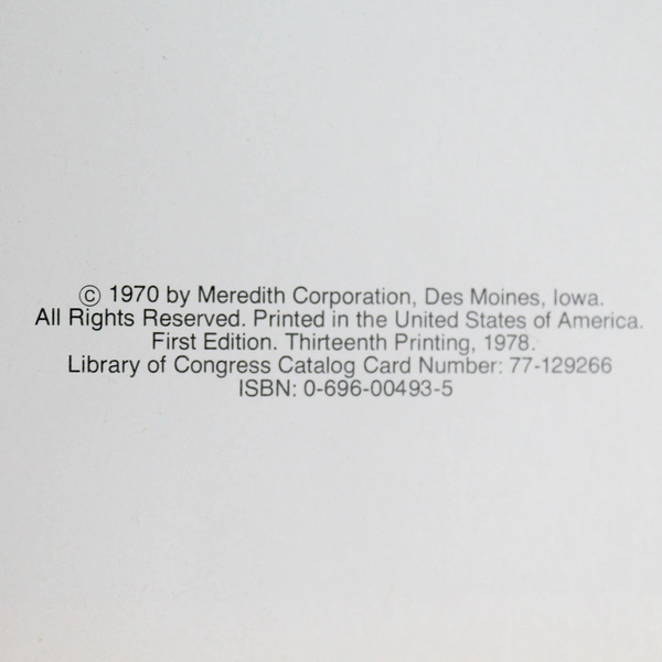 Better Homes and Gardens Calorie Counter's Cook Book 1978 Hardcover