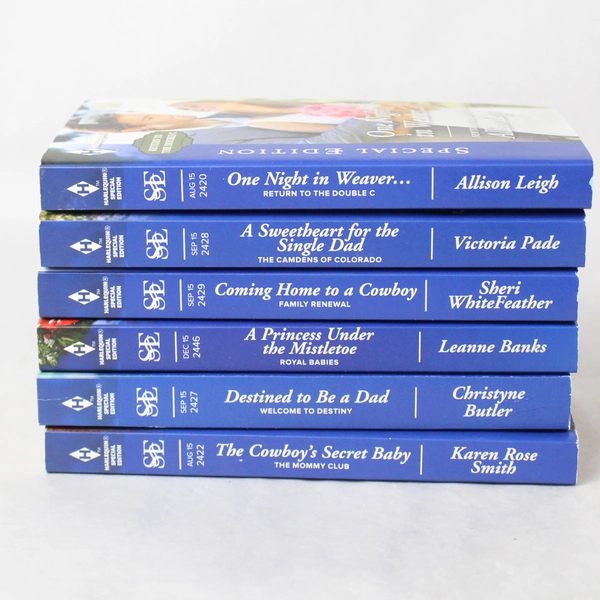Lot of 6 Harlequin Special Edition Home And Family Novels 2015 Paperback