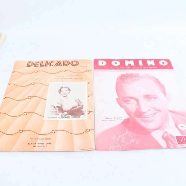 Lot Of 6 Vintage Sheet Music From 1951 Through 1954