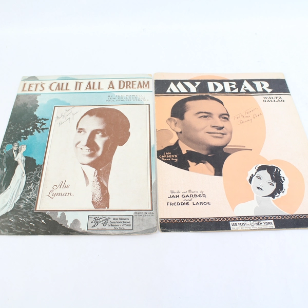 Lot Of 4 Vintage Sheet Music 1934 Me Without You Let's Be Thankful My Dear