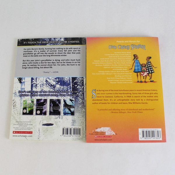 Lot of 2 Scholastic Books Young Readers Tracker One Crazy Summer Paperback