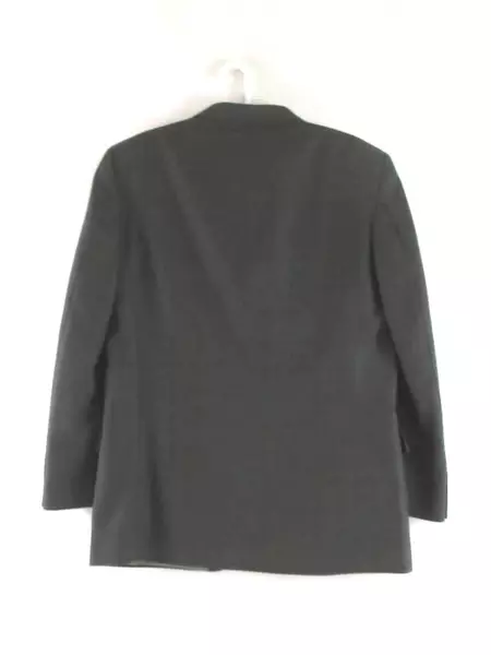 Oscar De La Renta Men's Blazer Jacket 44L Brown Houndstooth Two-Button