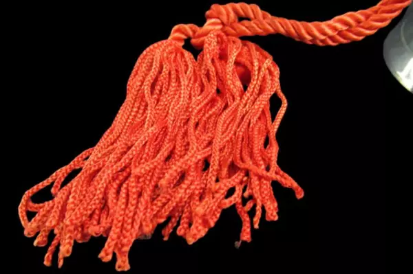 Silver Tone Metal Reindeer Bell with Red Rope Handle - Christmas Decor