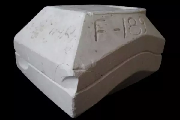 Vintage Jamar Mallory Ceramic Slip Casting Mold F-189 Father Christmas Skirt 2pc