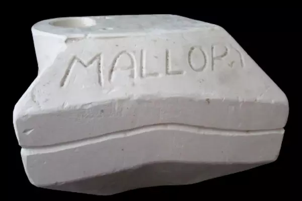 Vintage Jamar Mallory Ceramic Slip Casting Mold F-189 Father Christmas Skirt 2pc