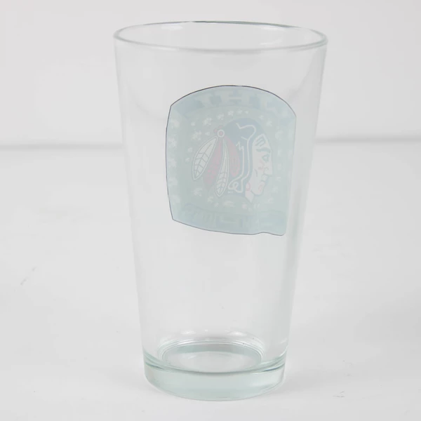 Portland Winterhawks WHL Champions Clear Drinking Glass 5.75" Tall