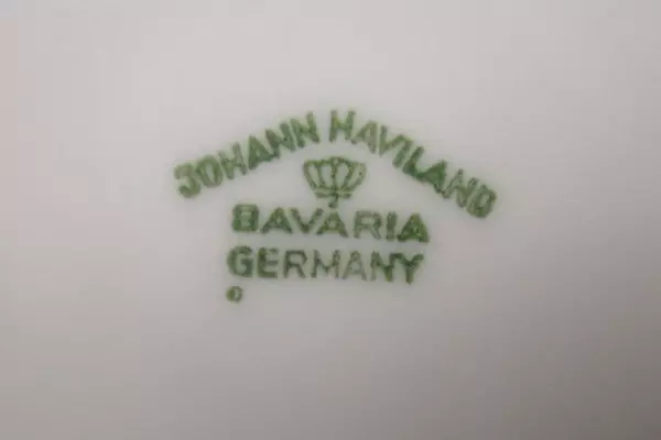 Set of 4 Johann Haviland Blue Garland Floral Dessert Bread Plates 