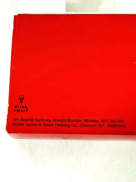 2008 Jim Beam Kentucky Straight Bourbon Whiskey Pewter Belt Buckle