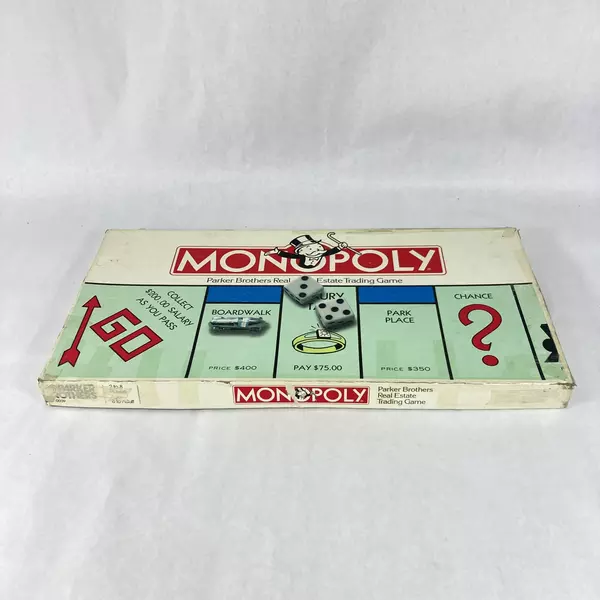 1985 Parker Brothers Monopoly Game for Parts