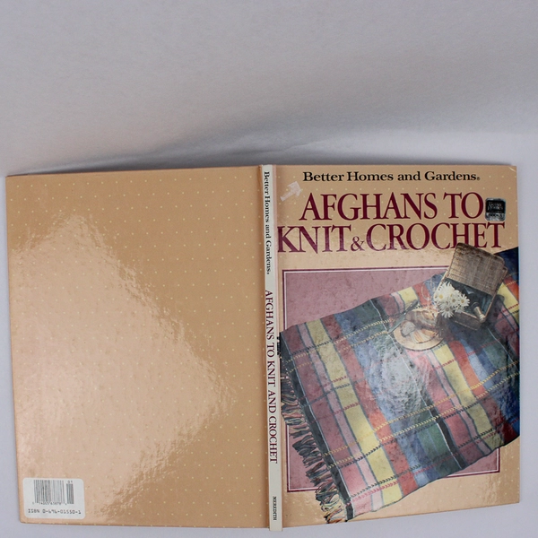 Afghans to Knit & Crochet 1986 From Better Homes and Gardens Hardcover 1st Ed