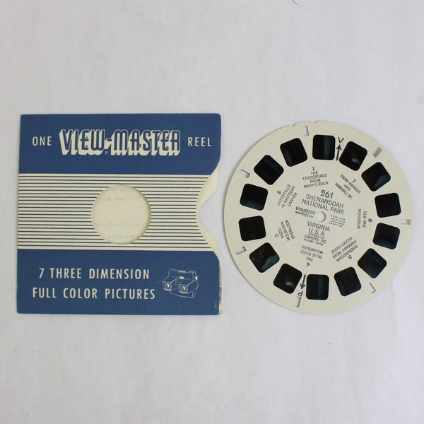 Lot of 2 View-Master Virginia Reels 1950 Vintage 79 and 261