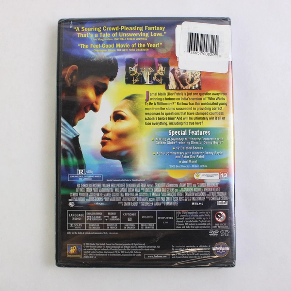 Slumdog Millionaire DVD 2008 Starring Dev Patel New Sealed From Celador Films