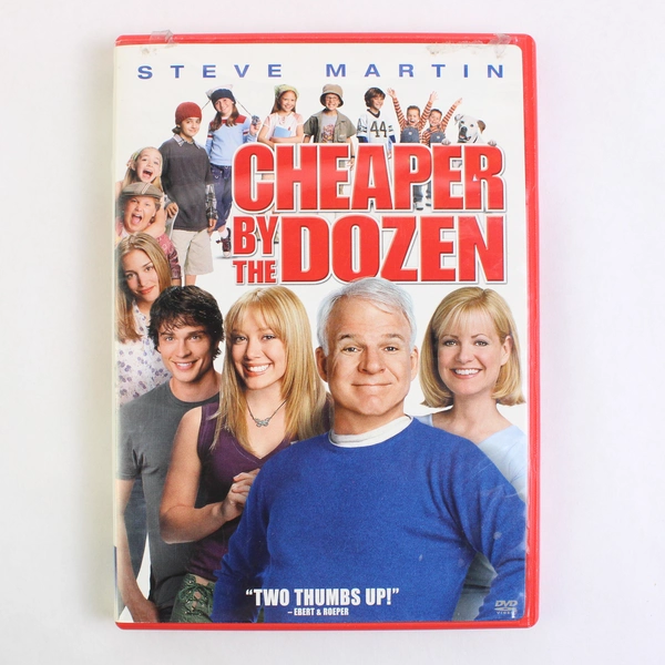 Cheaper By The Dozen Starring Steve Martin 2003 DVD Full & Widescreen Versions