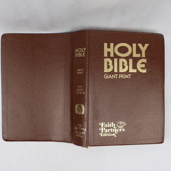 1976 KJV Giant Print Holy Bible Faith Partners Edition Thomas Nelson