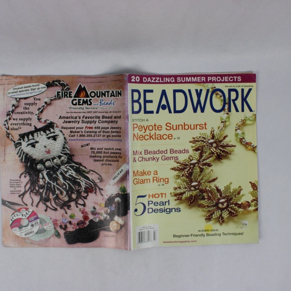 Beadwork Magazine June July 2008 Featuring 20 Dazzling Summer Projects