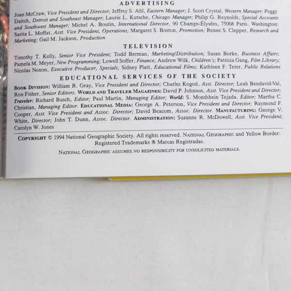 Lot of 11 1994 National Geographic Magazines Missing the September Issue