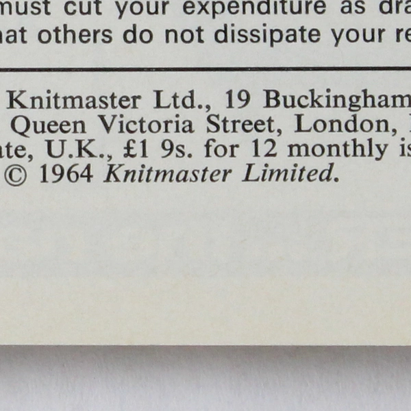 Vintage Modern Knitting Magazine Machine Knitting July 1969 Super Summer Special