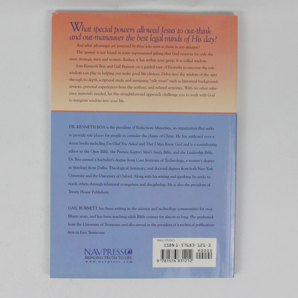 Pursuing Wisdom A Biblical Approach From Proverbs 1999 PB Guide Book Series