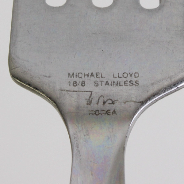 A Set of 4 Michael Lloyd 18/8 Stainless Dinner Forks Crystalis Pattern 8 Inches
