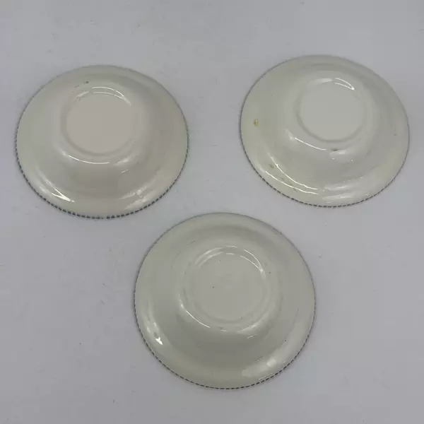 Set of 3 Royal China Currier & Ives The Old Farm Gate Fruit Bowls